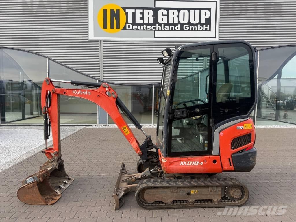 Kubota KX 018-4 Minibagger < 7t