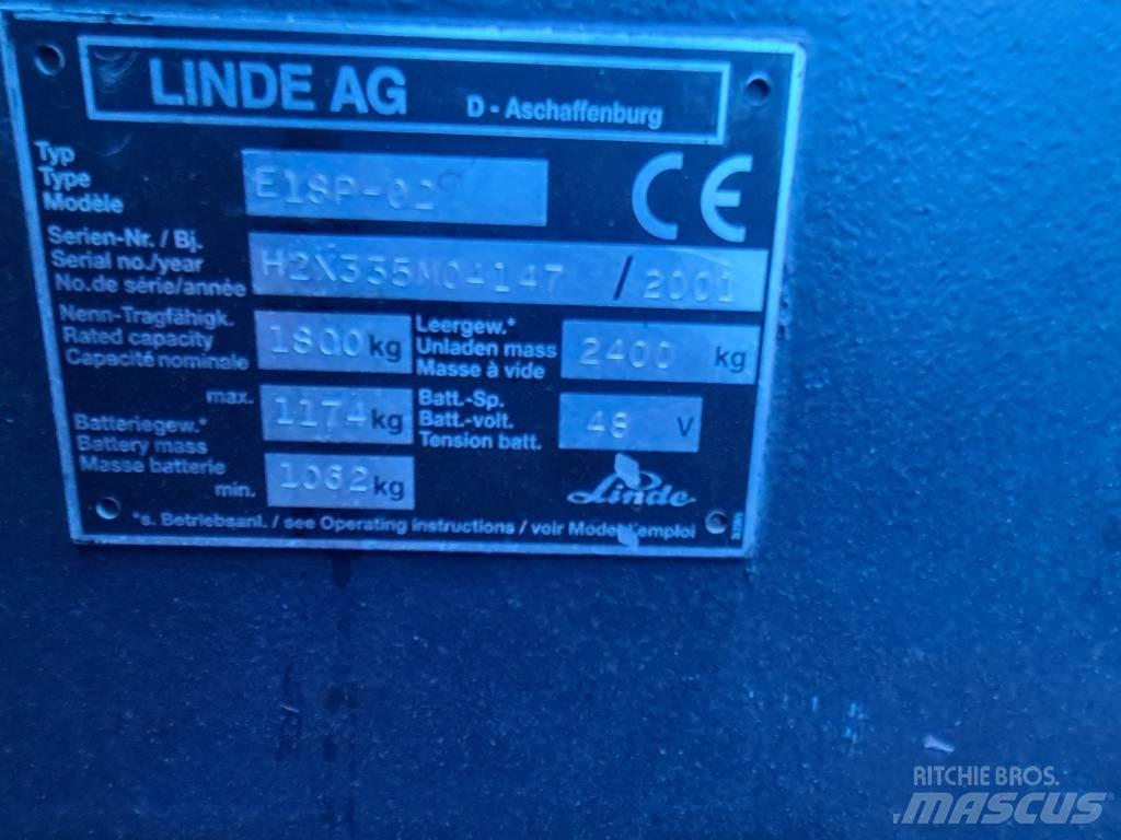 Linde E16P Elektrostapler