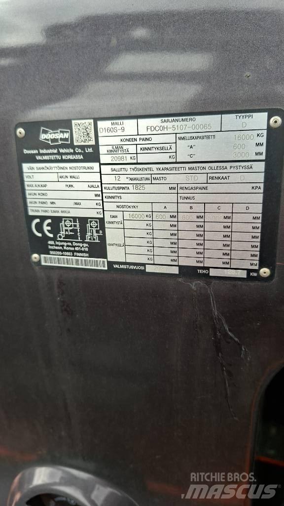 Doosan D160S-9 Dieselstapler