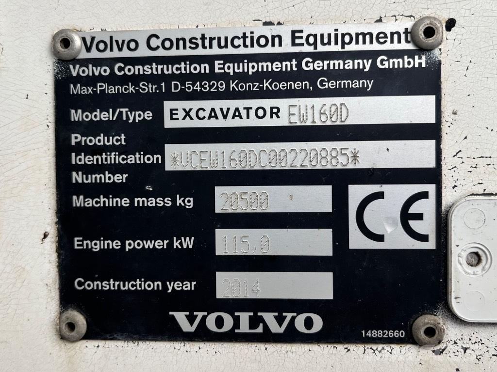 Volvo EW 160 D Mobilbagger