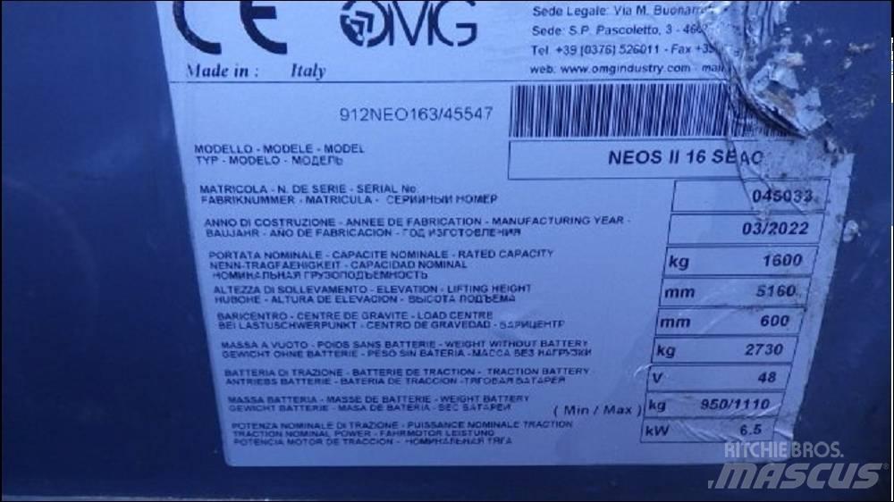 OMG NEOS II 16 SAEC Elektrostapler