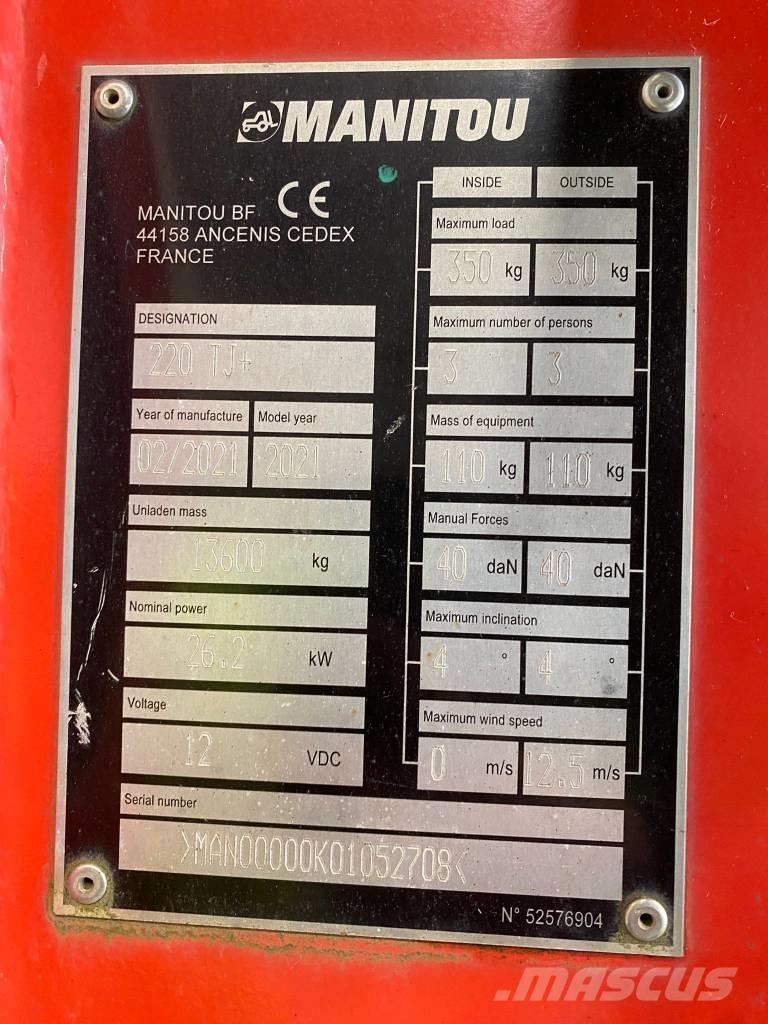 Manitou 220 TJ Gelenkteleskoparbeitsbühnen