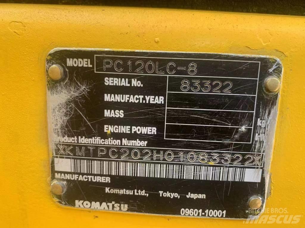 Komatsu PC 120-8 Midibagger  7t - 12t