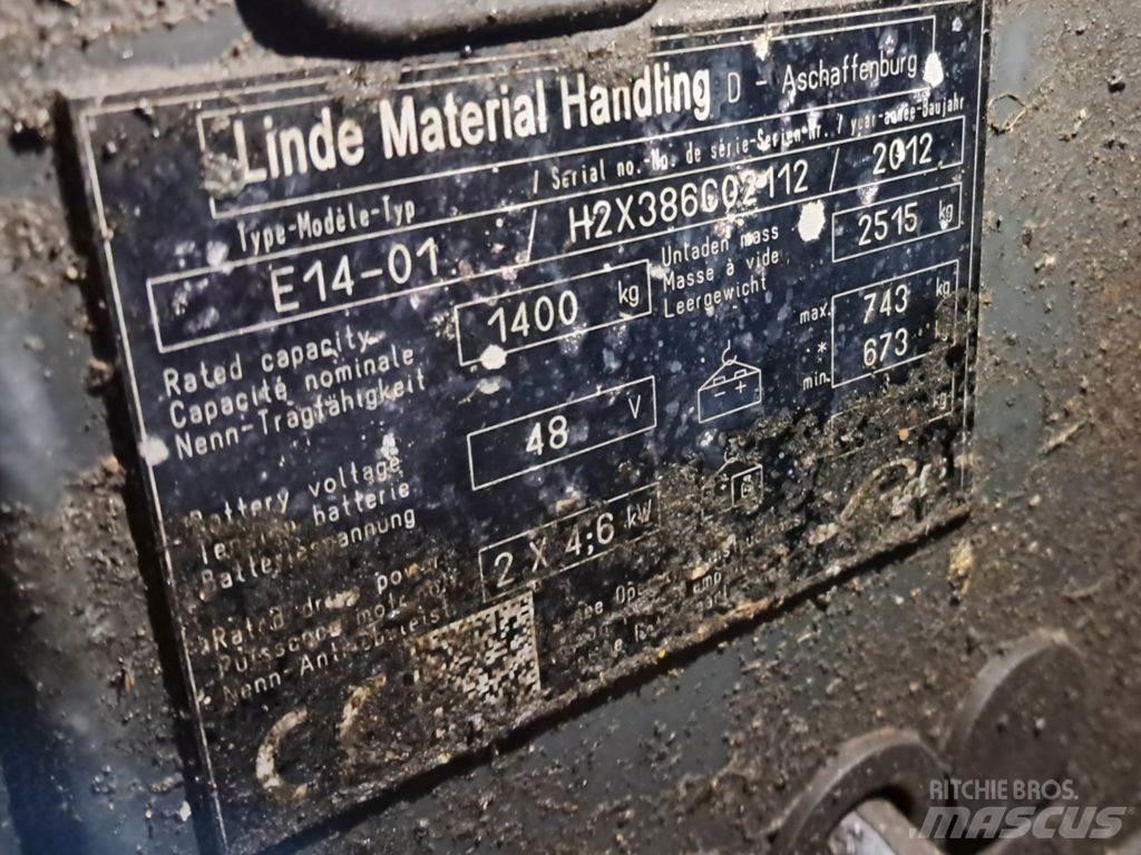 Linde E14-01 Elektrostapler