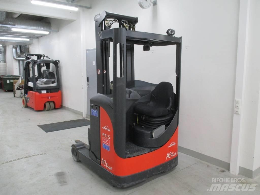 Linde R 12 Schubmaststapler