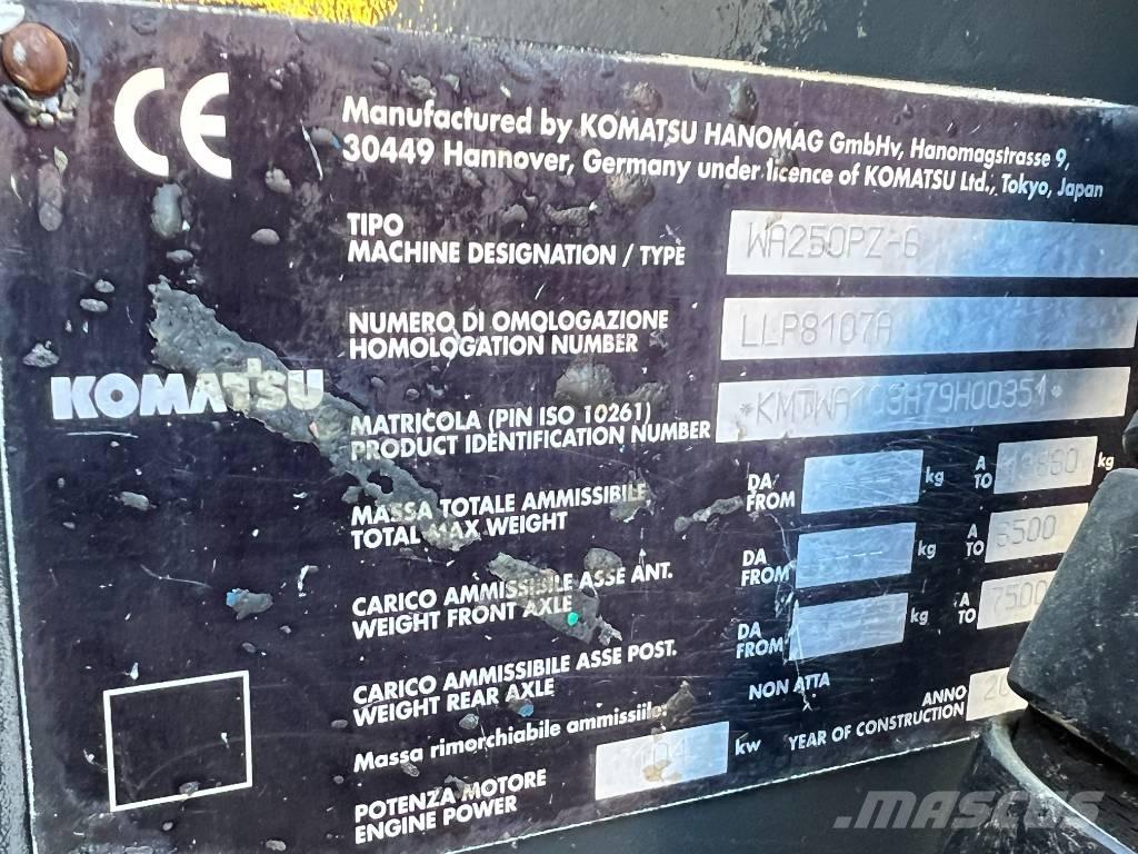 Komatsu WA 250 PZ-6 Radlader