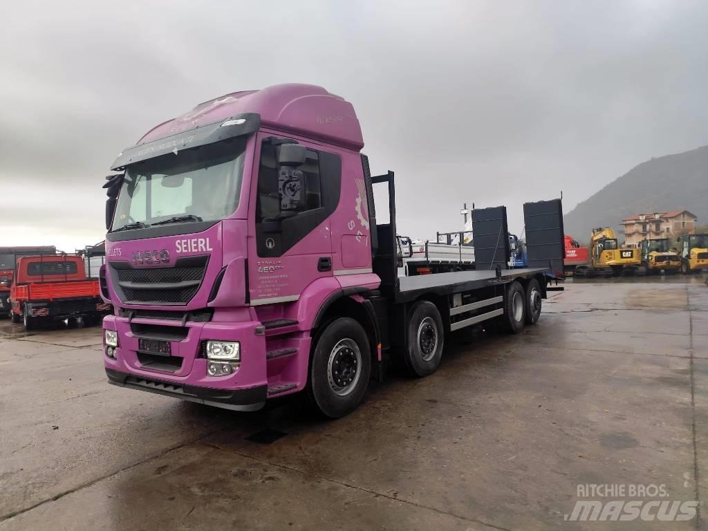 Iveco STRALIS 320S46 Pritschenwagen mit Seilwinde
