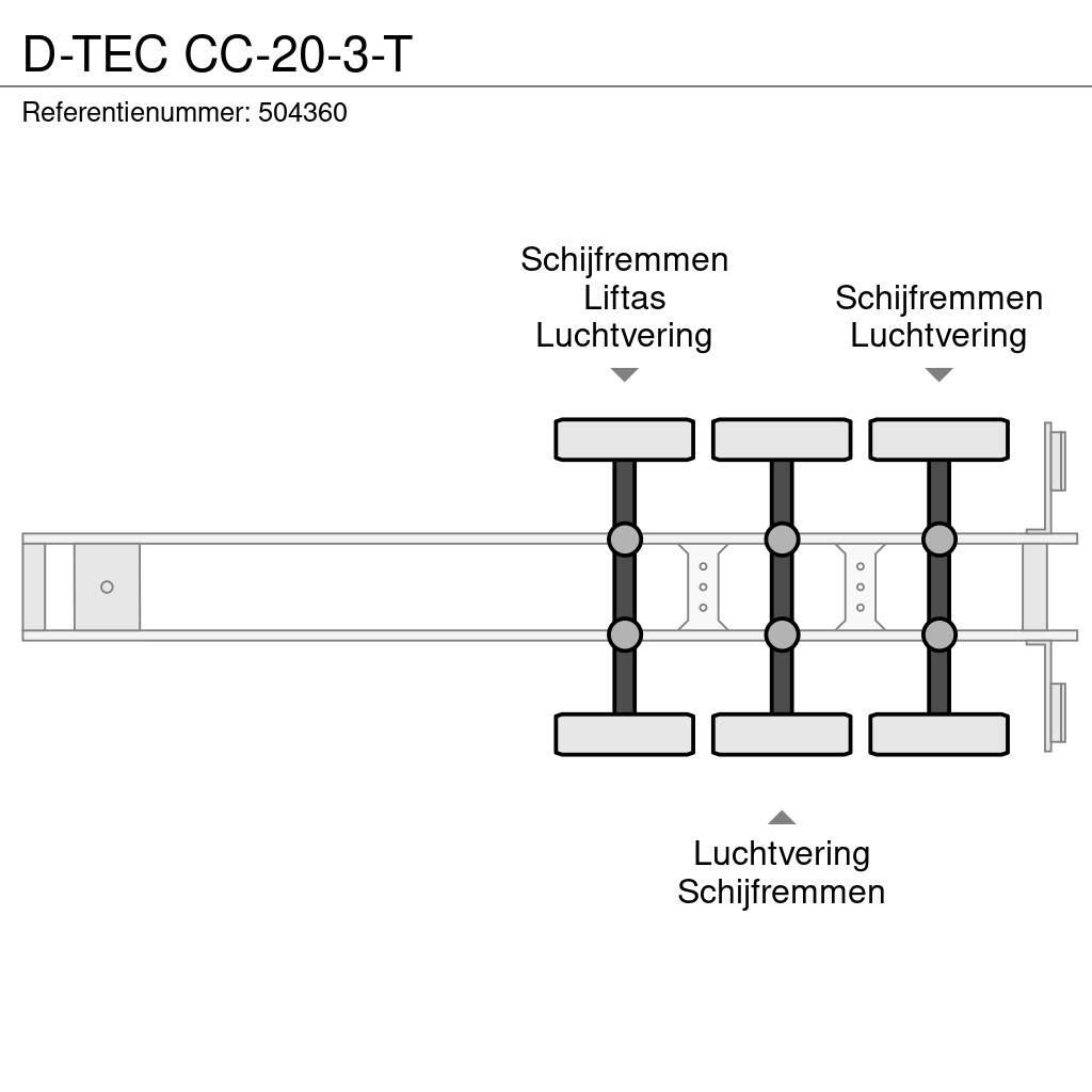 D-tec CC-20-3-T Containerauflieger