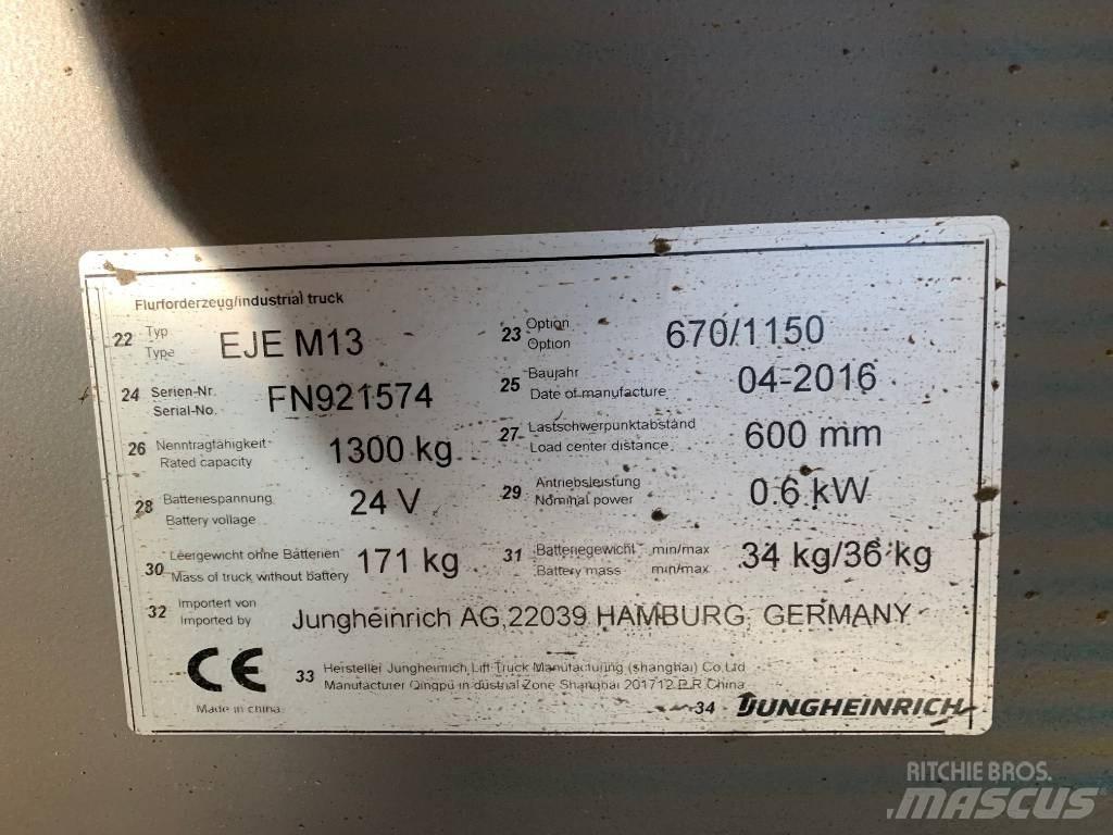Jungheinrich EJE M13 Niedergabelstapler