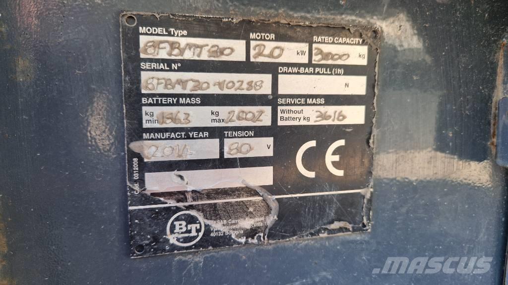 Toyota 8 FBMT 30 Elektrostapler