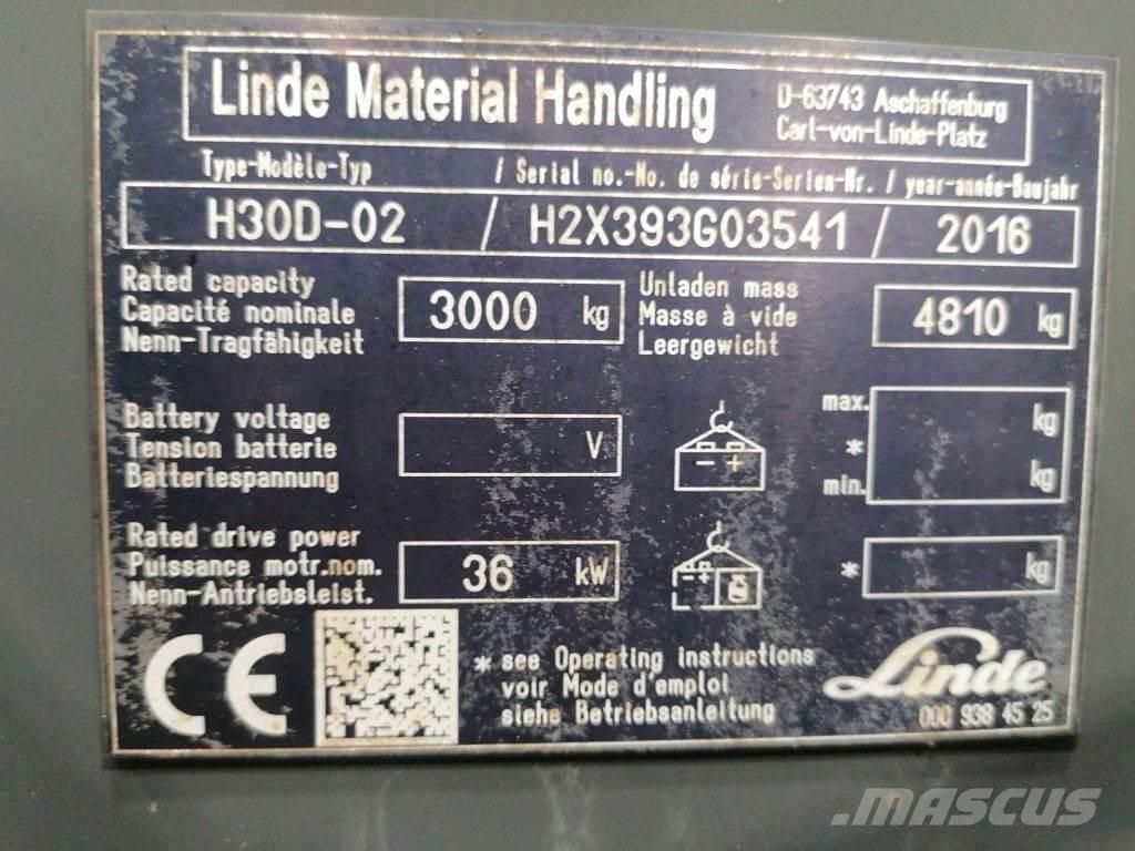 Linde H30D-02 Dieselstapler
