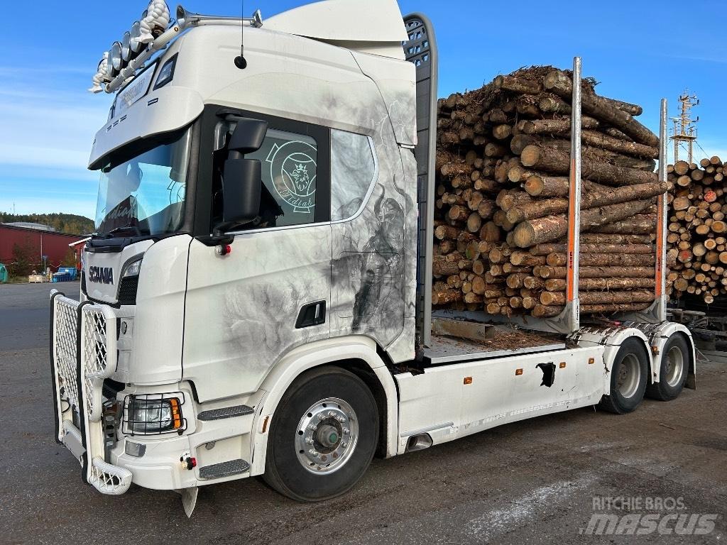 Scania R 650 Holztransporter