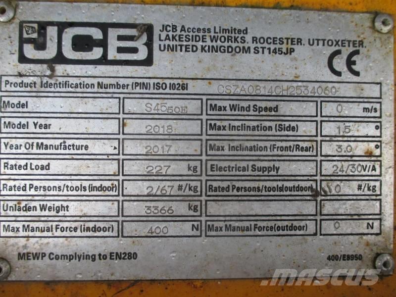 JCB S4550E Scheren-Arbeitsbühnen