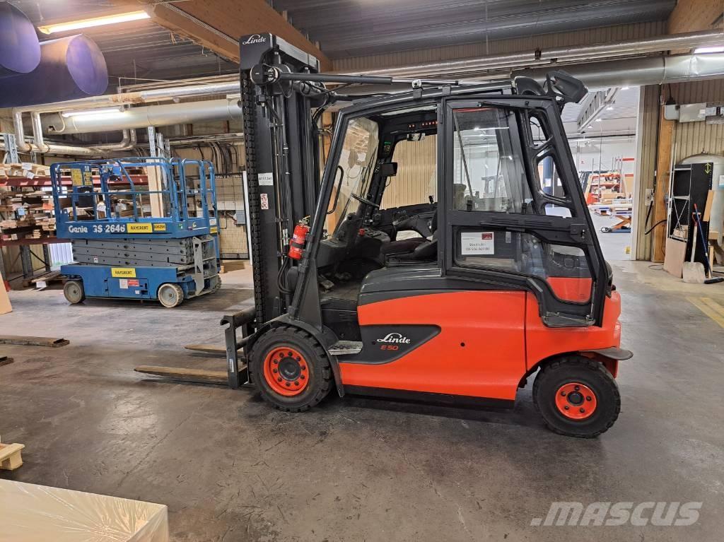 Linde E50HL-01 Elektrostapler