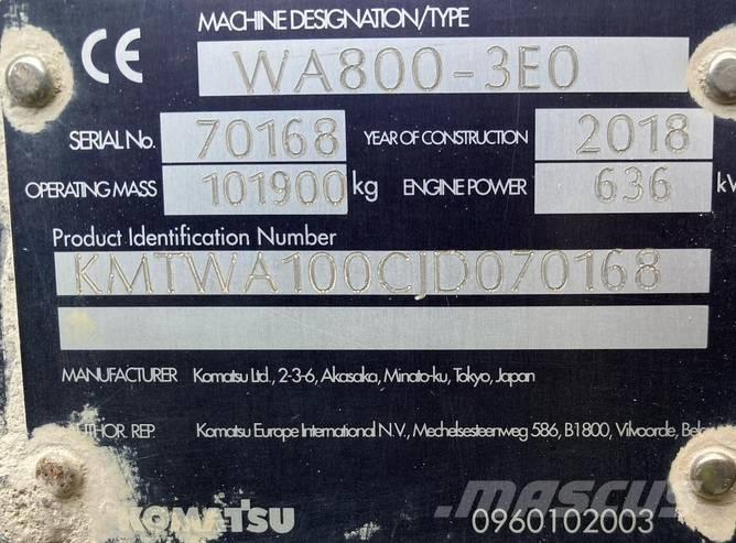 Komatsu WA 800-3 Radlader