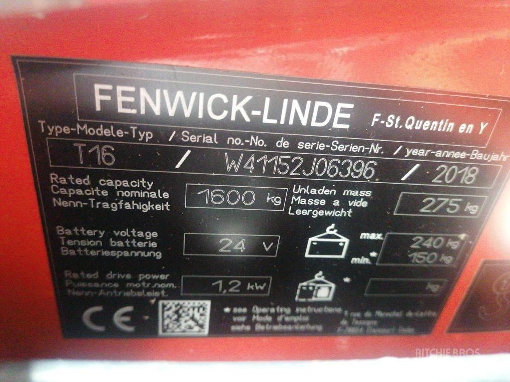 Linde T16 Niedergabelstapler
