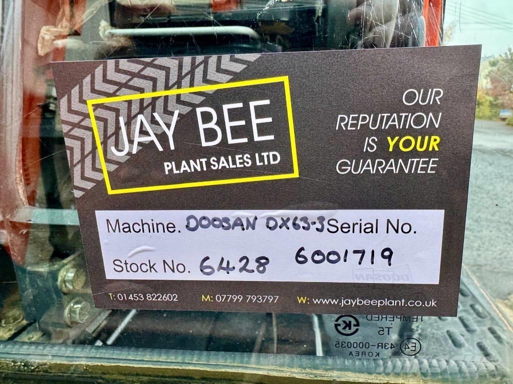 Doosan DX 63 R Minibagger < 7t