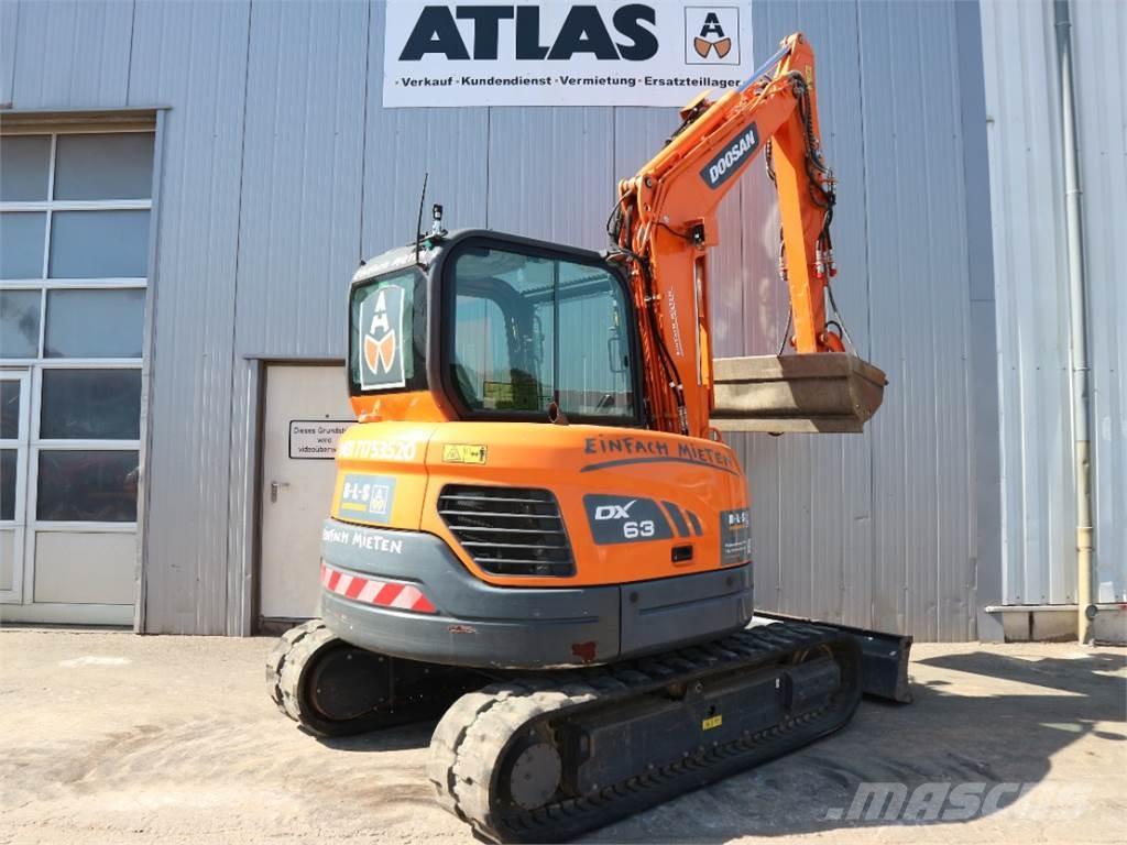 Doosan DX63-3 Minibagger < 7t