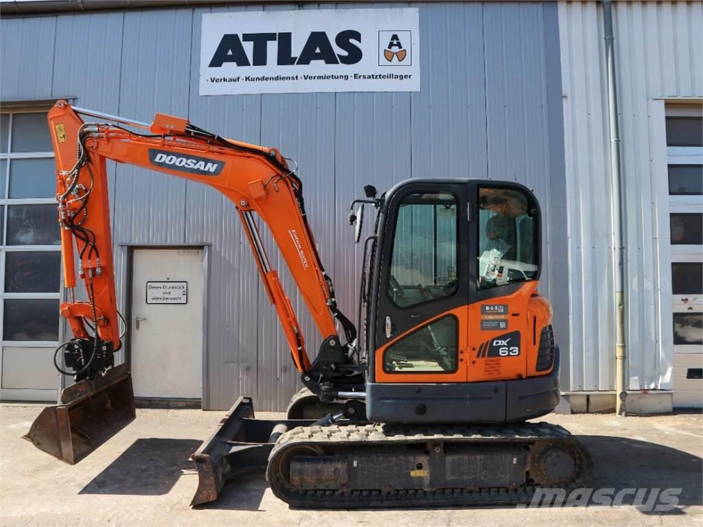 Doosan DX63-3 Minibagger < 7t