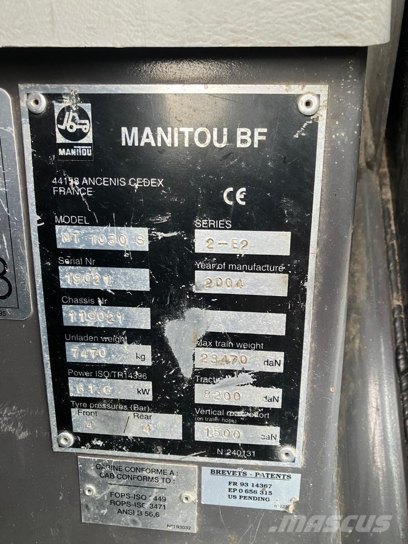 Manitou MT 1030 S Teleskoplader