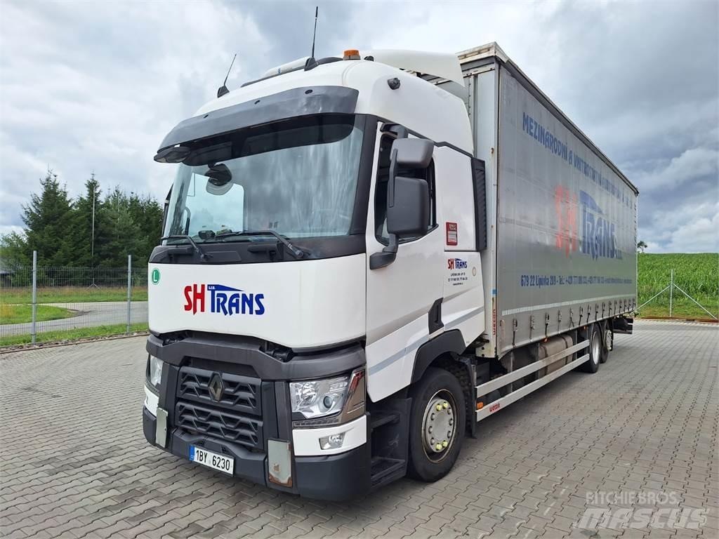 Renault T 430 6X2 Pritschenwagen/Pritschenwagen mit Seitenklappe