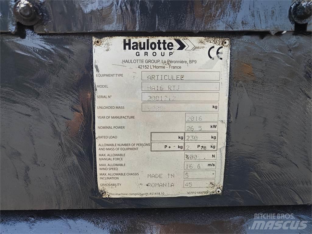 Haulotte HA16RTJ Gelenkteleskoparbeitsbühnen