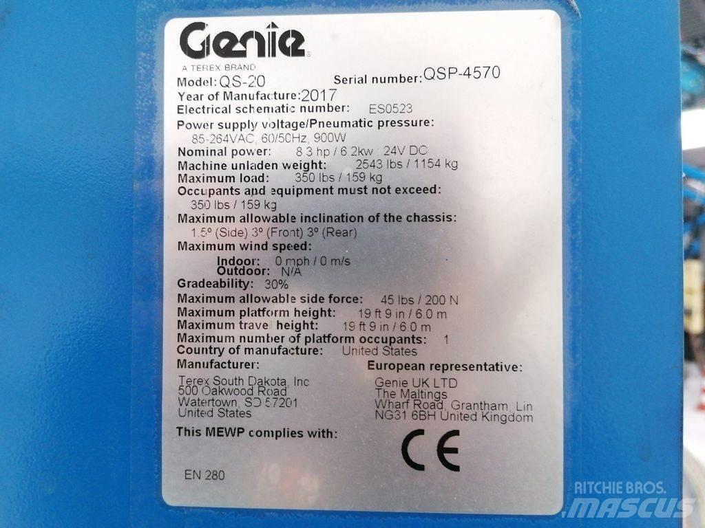 Genie QS-20 Teleskopbühnen