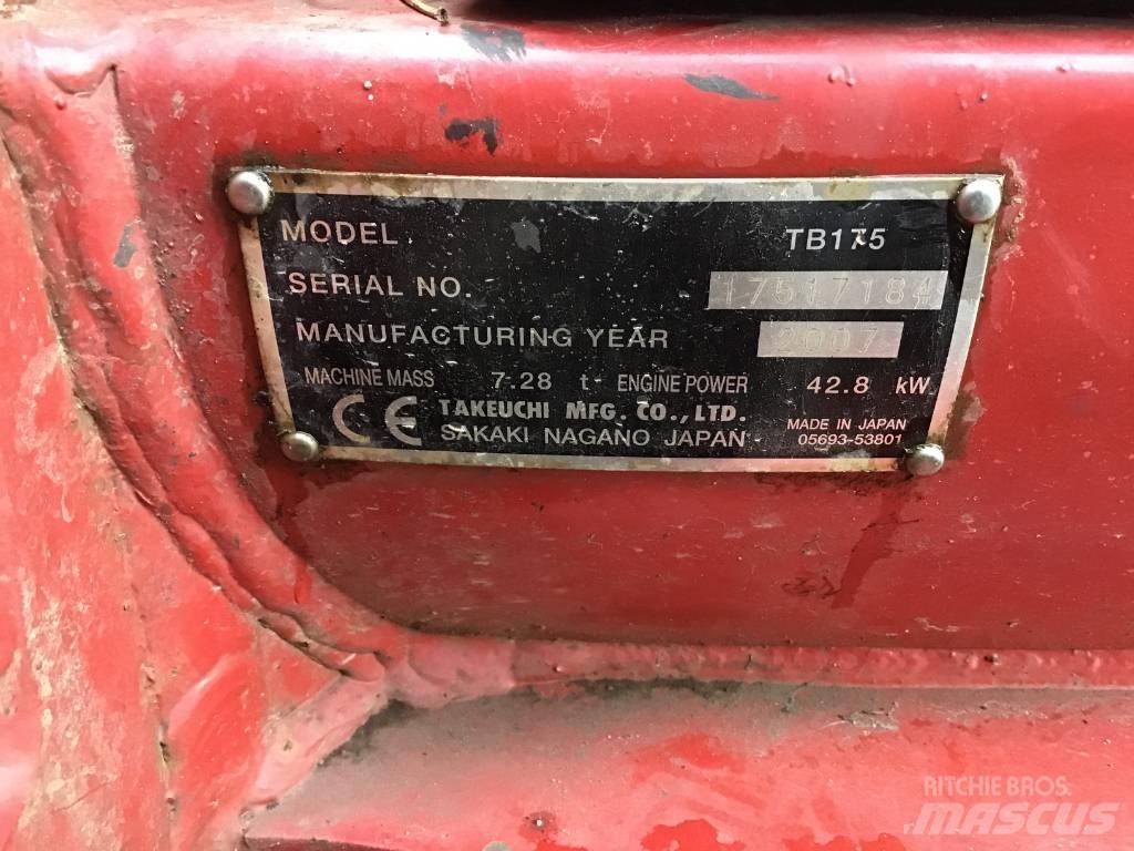 Takeuchi TB 175 Midibagger  7t - 12t