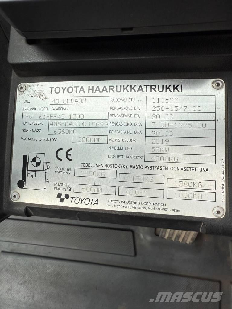 Toyota 40-8 FD 40 N Dieselstapler