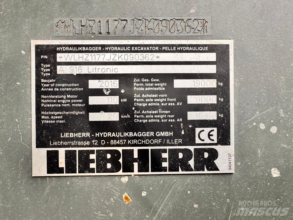 Liebherr A 916 Mobilbagger