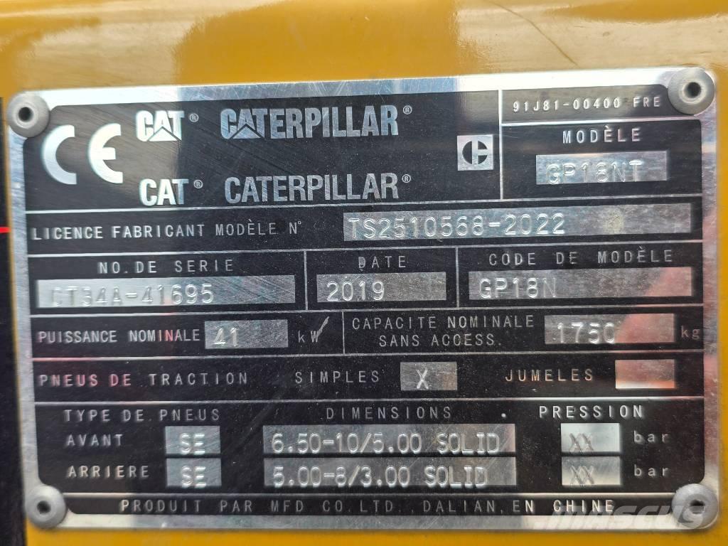CAT GP 18 NT Gasstapler