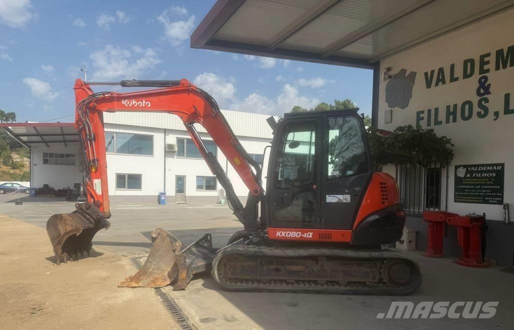 Kubota KX 080-4 Midibagger  7t - 12t