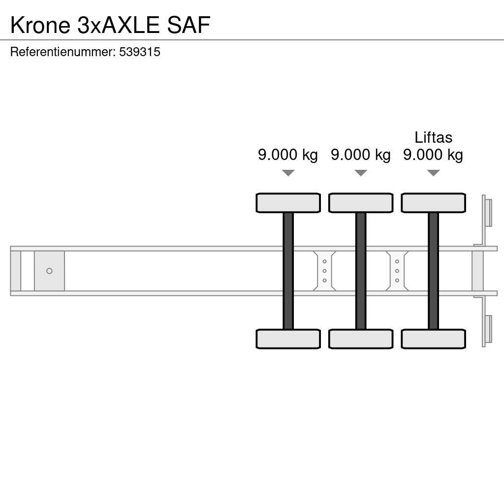 Krone 3xAXLE SAF Kofferauflieger