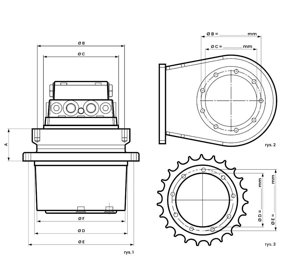 CASE CX 25 Getriebe