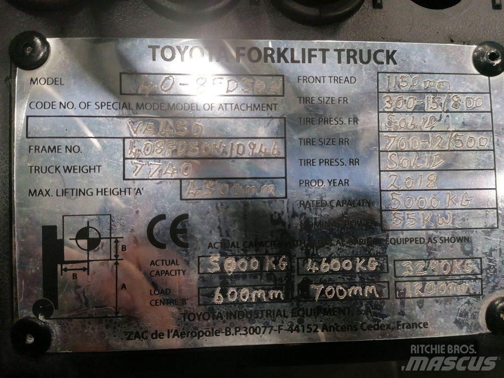 Toyota 40-8FD50N Dieselstapler