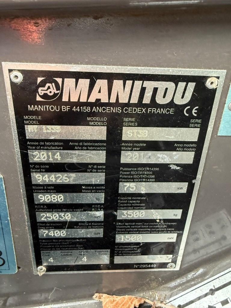 Manitou MT 1335 ST3B Teleskoplader