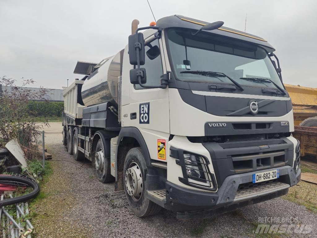 Volvo FMX 410 Heiss-Asphalt Container