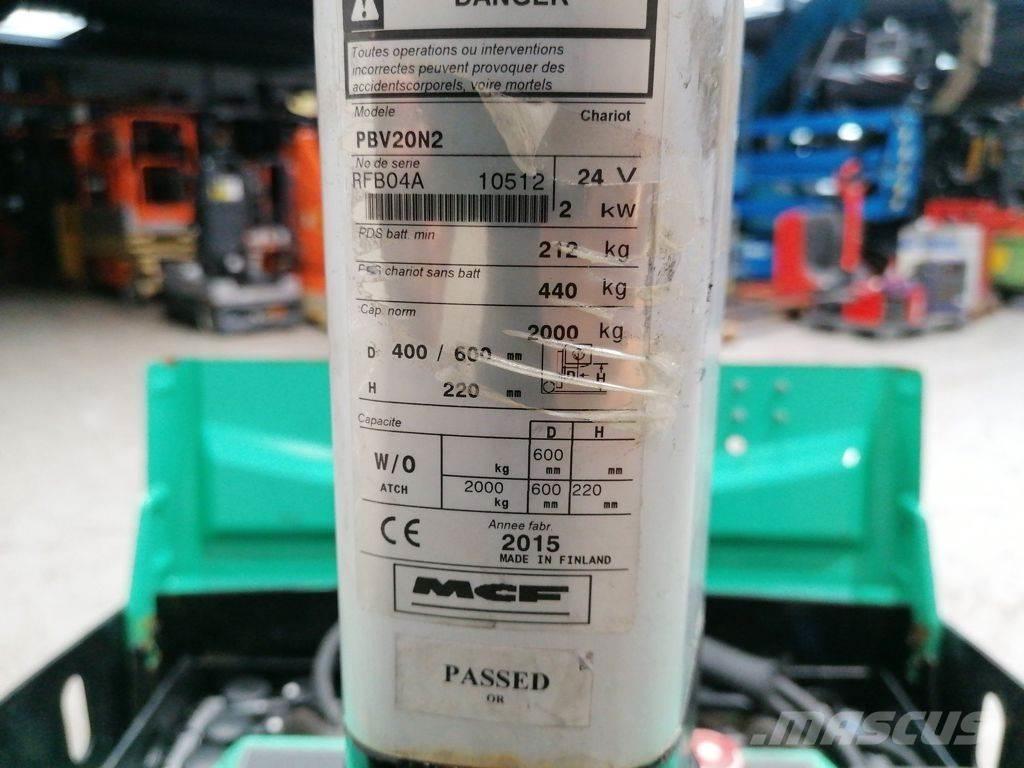 Mitsubishi PBV20N2 Niedergabelstapler