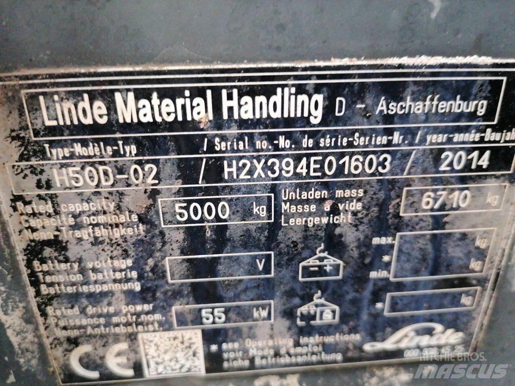 Linde H50D-02 Dieselstapler
