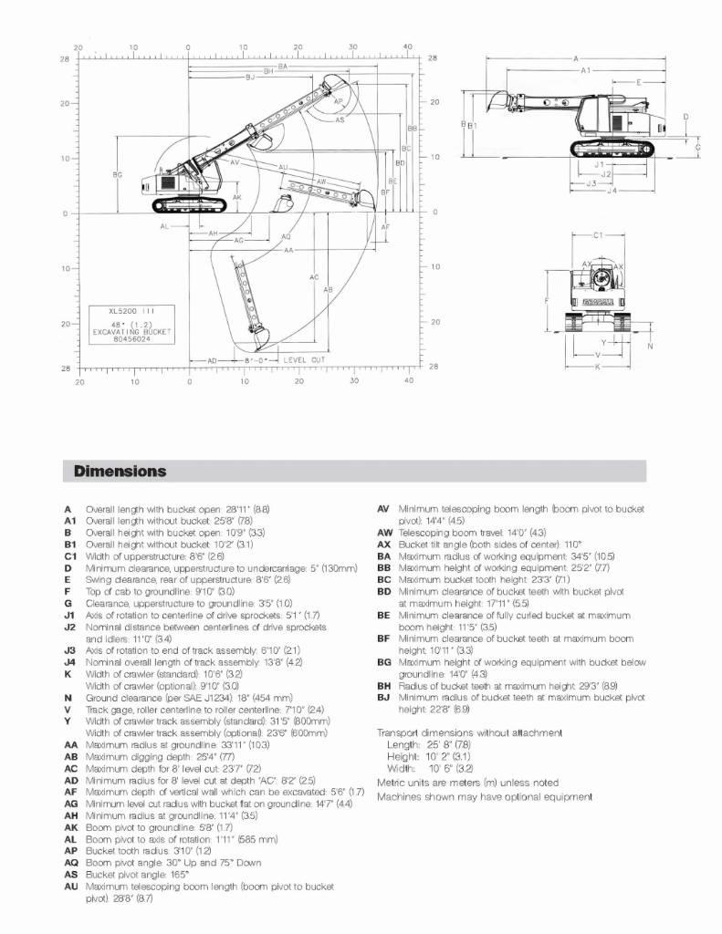 Gradall XL 5200 III Raupenbagger