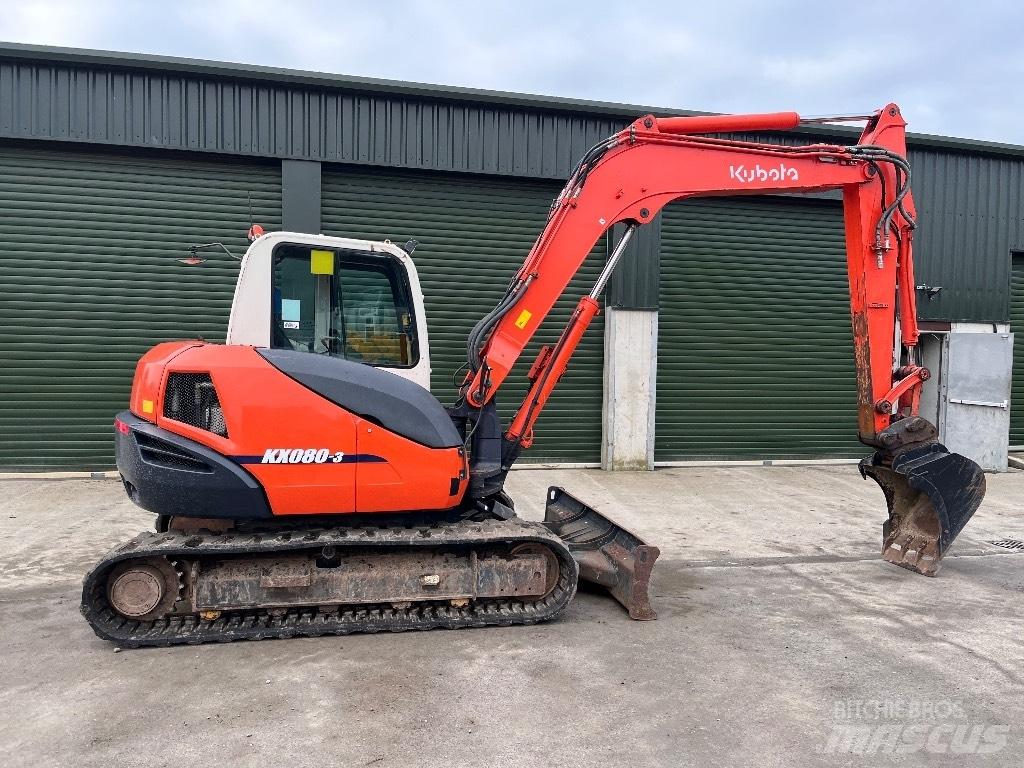 Kubota KX 080-3 Minibagger < 7t