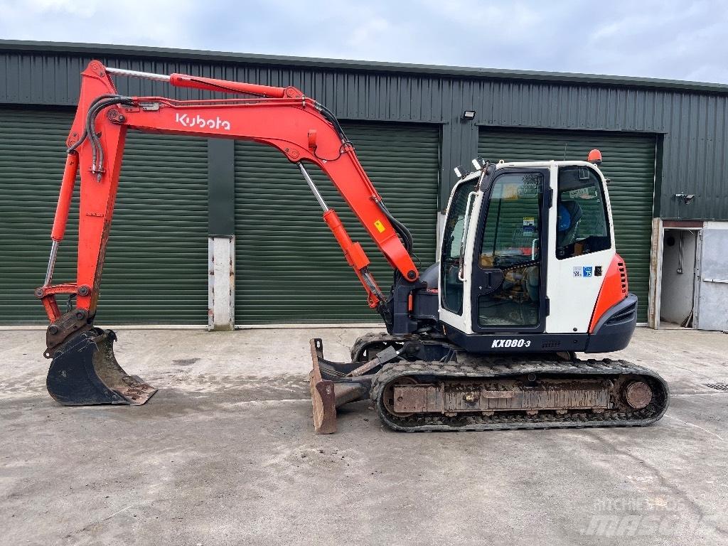 Kubota KX 080-3 Minibagger < 7t