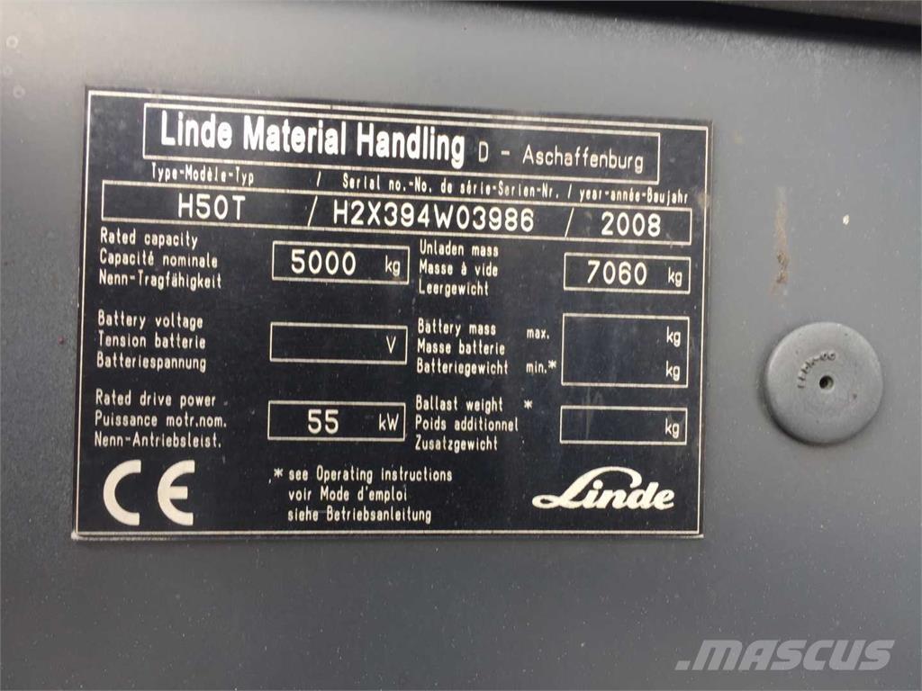 Linde H50T Gasstapler