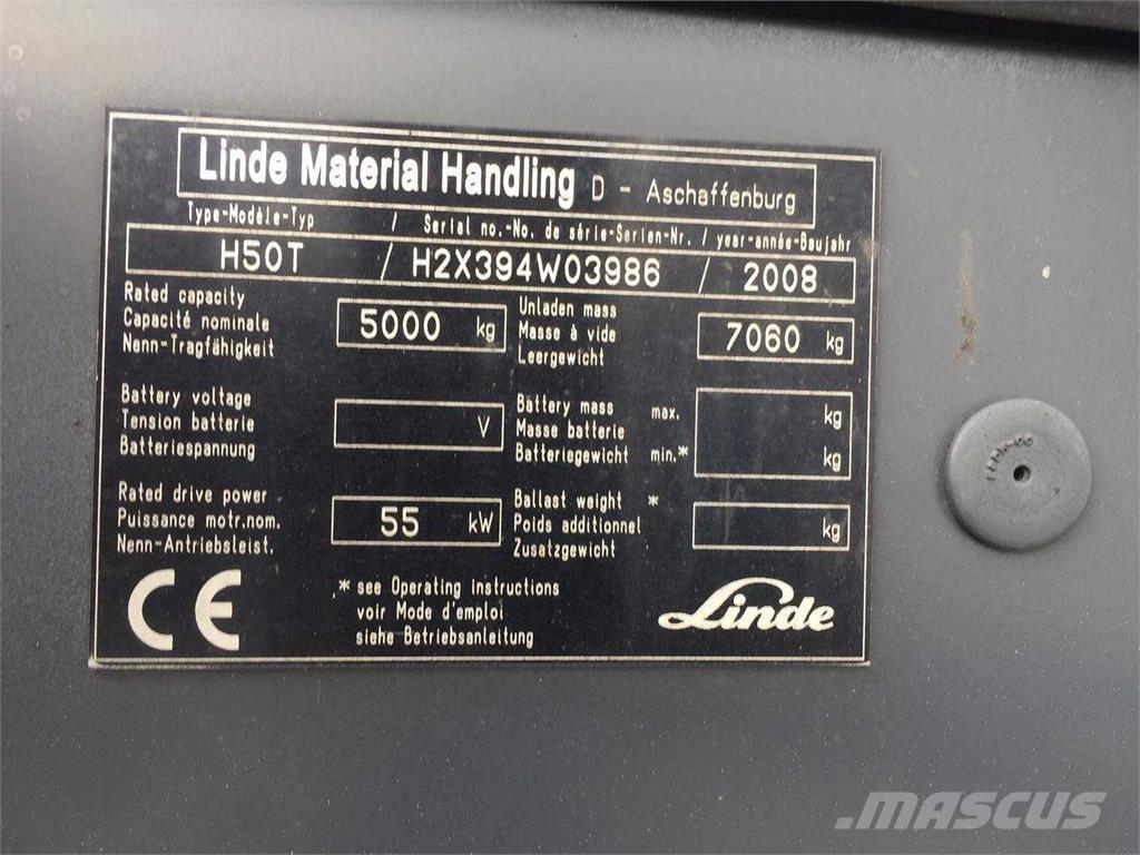 Linde H50T Gasstapler