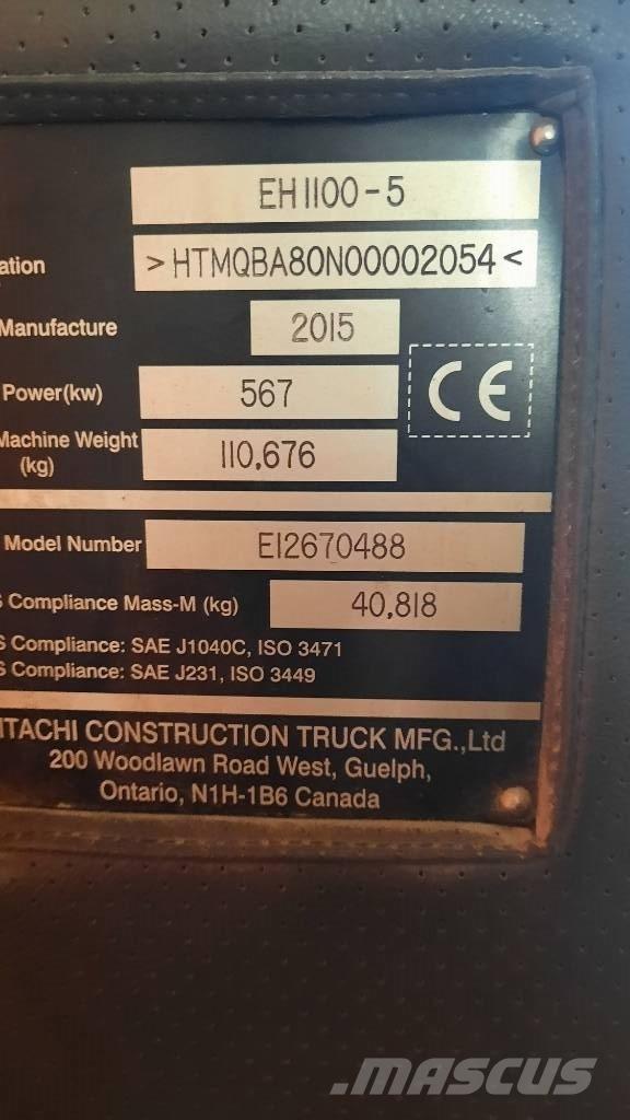 Hitachi EH 1100-5 Dumper - Starr