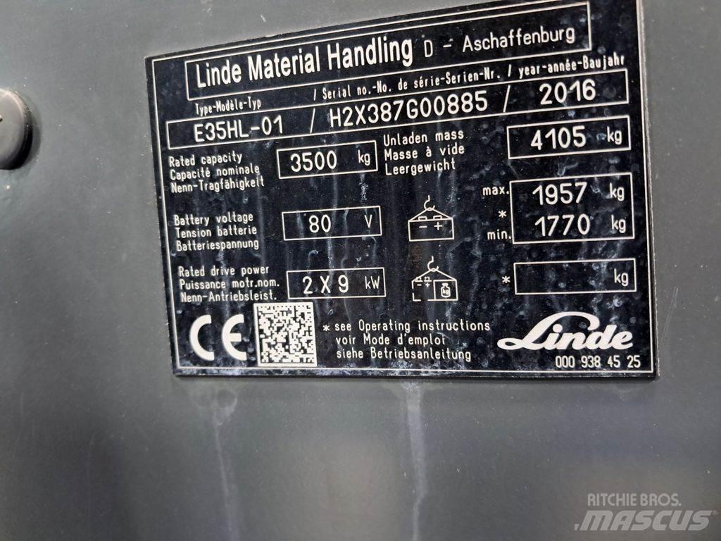 Linde E35HL-01 Elektrostapler