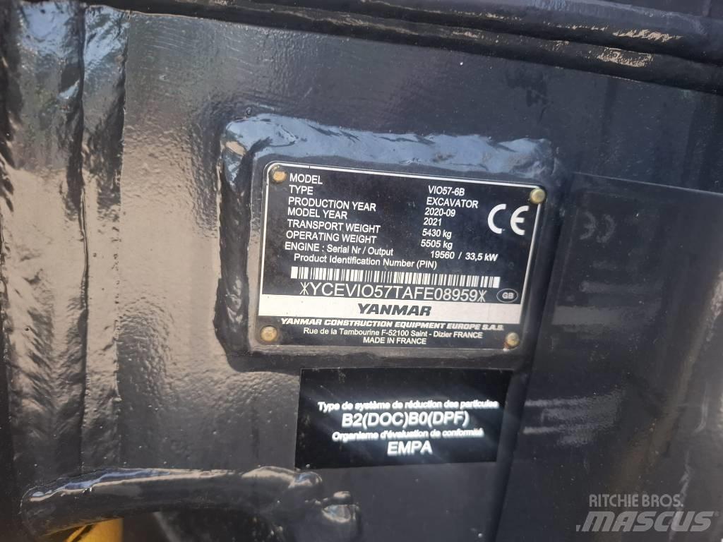 Yanmar vio 57-6B Minibagger < 7t