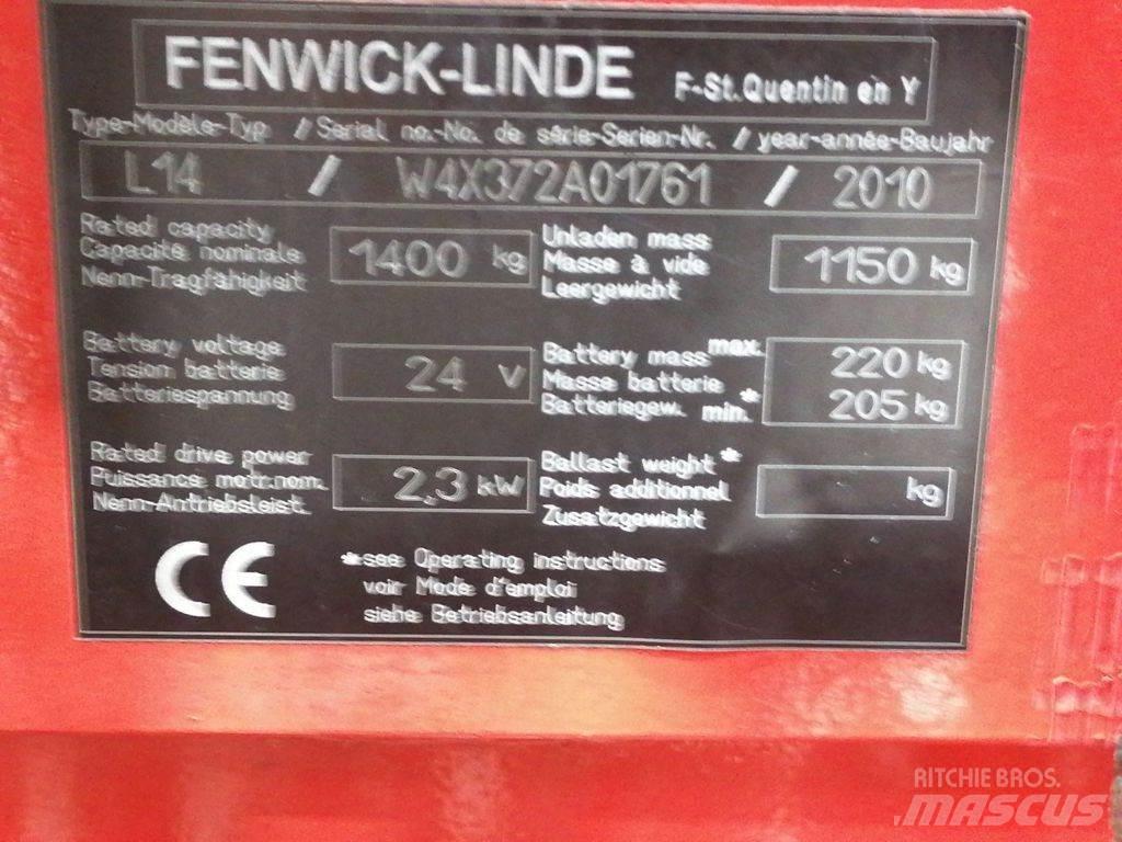 Linde L14 Deichselstapler