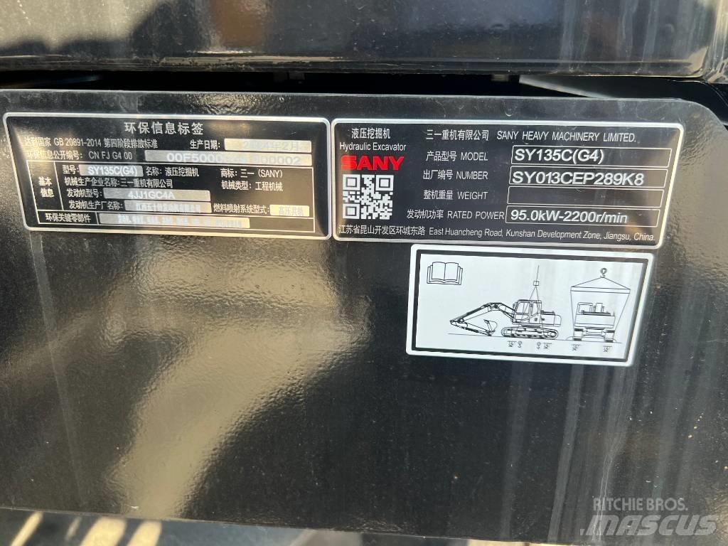 Sany SY 135 C Raupenbagger