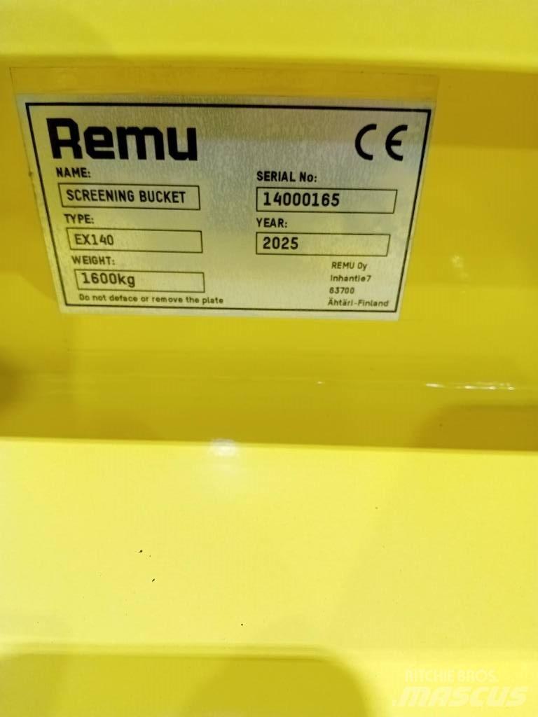 Remu EX140 Siebschaufeln